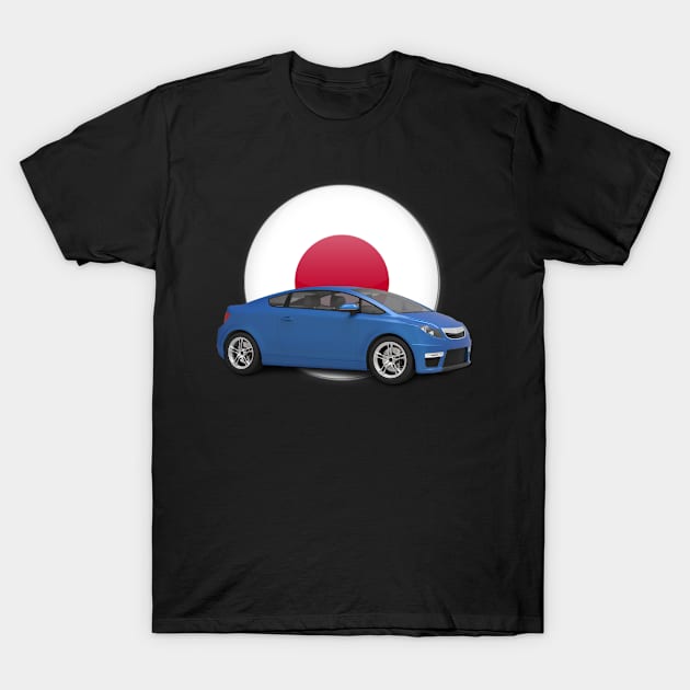 Acura Car Concept Blue vehicles, car, coupe, sports car  01 T-Shirt by Stickers Cars